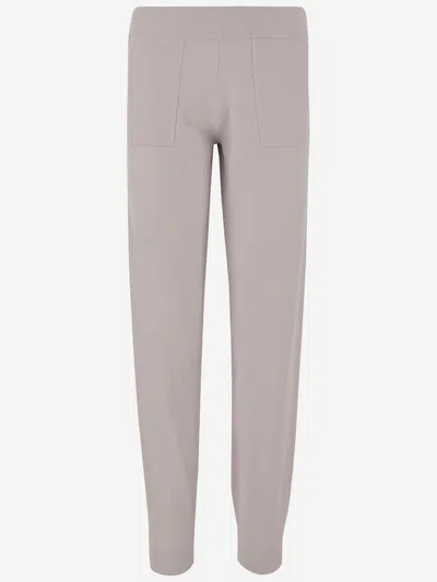 Allude Wool And Cashmere Pants