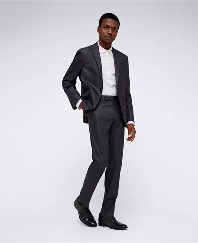 Reaction Kenneth Cole Kenneth Cole Reaction Ready Flex Suit Separate Pant In Gunmetal