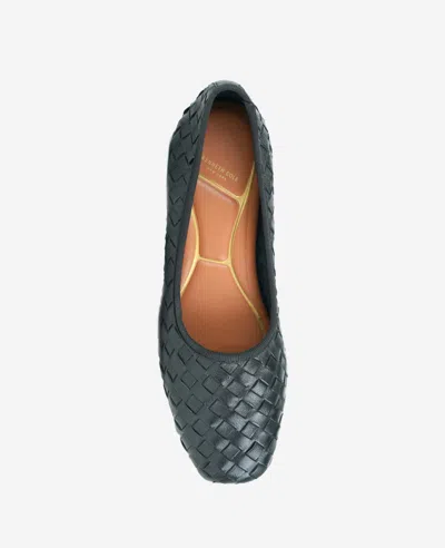 Kenneth Cole Birdie Woven Leather Pump In Black Woven Leather
