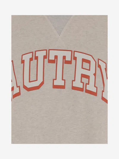 Shop Autry Cotton Sweatshirt With Logo