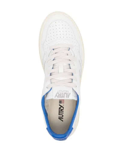 Autry White Medialist Leather Sneakers
