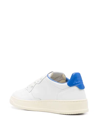 Autry White Medialist Leather Sneakers