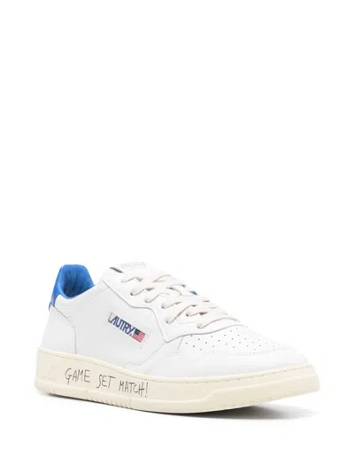 Autry White Medialist Leather Sneakers
