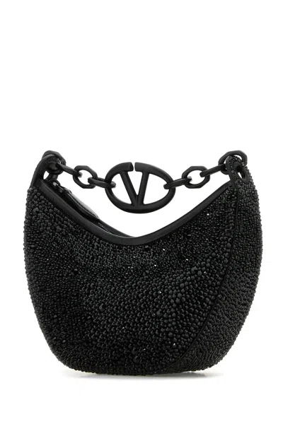 Valentino Women's Leather Hobo Vlogo Moon Handbag