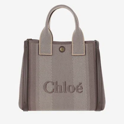 Chloé Carry Small Canvas Tote Bag