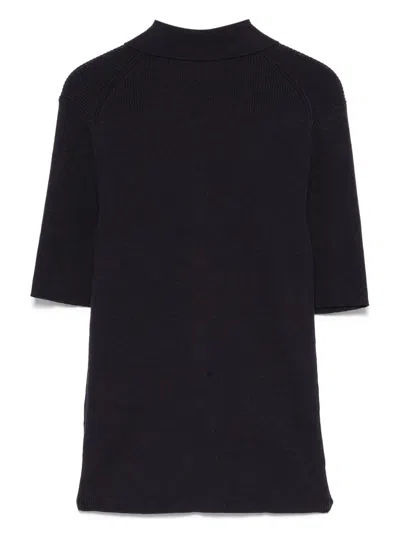 Closed Wool-silk Blend Shirt In Black