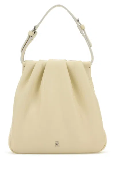 Amina Muaddi Iovry Nappa Leather Vittoria Crystal Handbag