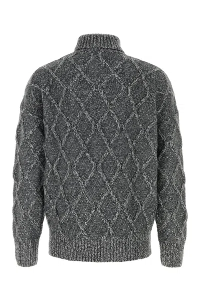 Hugo Boss Relaxed-fit Sweater With Cable-knit Structure