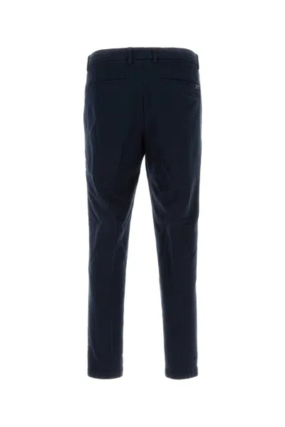 Hugo Boss Tapered-fit Drawstring Pants In Stretch-cotton Twill