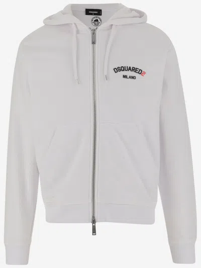 Dsquared2 Cotton Hoodie With Logo