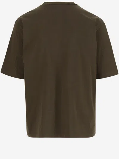 Dsquared2 Phys Ed T-shirt In Dark Green Cotton In Green