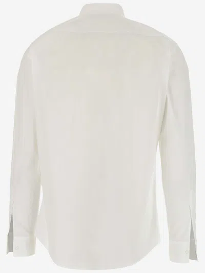 Dsquared2 Stretch Cotton Shirt With Logo