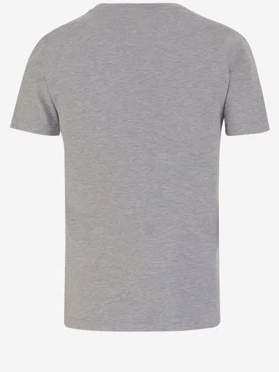 Etro Grey Crewneck Logo T-shirt