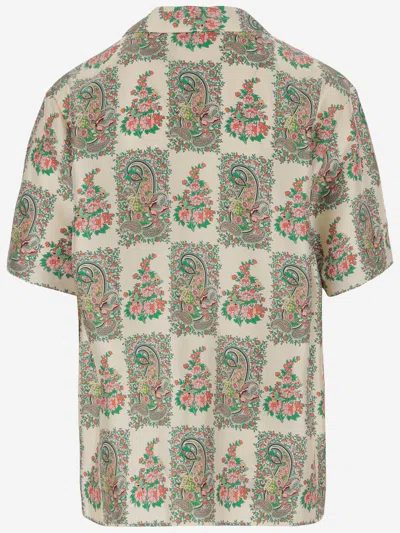Etro Silk Shirt With Floral Print