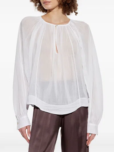 Forte Forte Forte_forte Cotton And Silk Blend Blouse