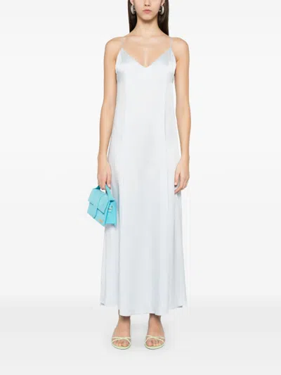 Shop Forte Forte Satin Midi Slipdress