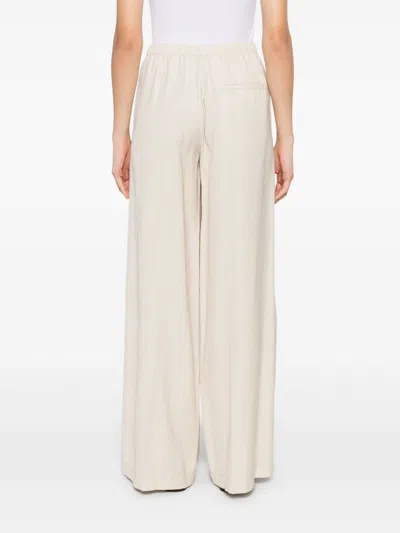 Forte Forte Viscose Wool Slub Flat Front Pants