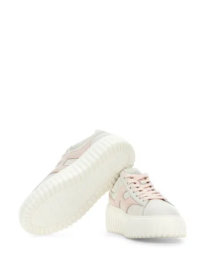 Hogan Pre H Stripes Leather Sneakers