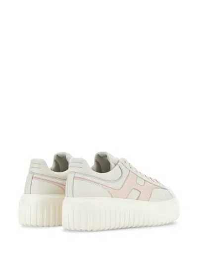 Hogan Pre H Stripes Leather Sneakers