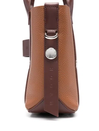 Hogan Pre Script Small Leather Tote Bag