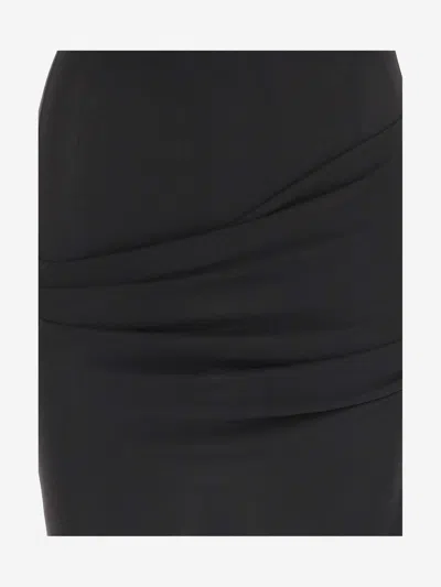 Jacquemus Drapeado Stretch Viscose Dress