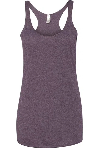 Next Level Womens Triblend Racerback Tank In Purple