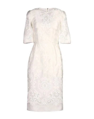 Dolce & Gabbana Formal Dress In White