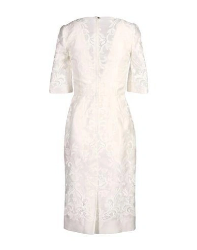 Shop Dolce & Gabbana Formal Dress In White