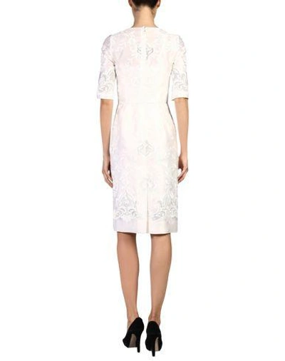 Shop Dolce & Gabbana Formal Dress In White