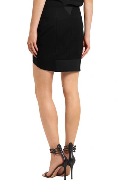 Shop Anthony Vaccarello Cotton Mini Skirt