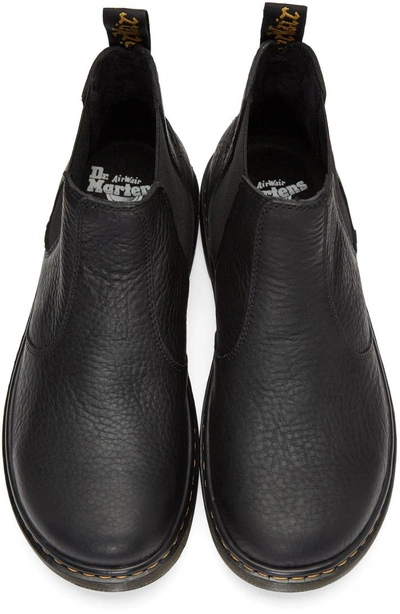 Shop Dr. Martens' Dr. Martens Black Lyme Boots In Black - Black