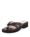 TARYN ROSE Tacy Patent Thong Sandal