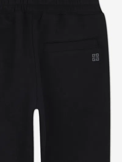 Givenchy Kids Logo Print Joggers In Black