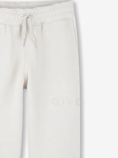 Givenchy Logo-print Track Pants In Beige