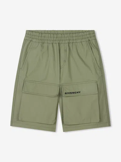Givenchy Elasticated Bermuda Shorts In Green
