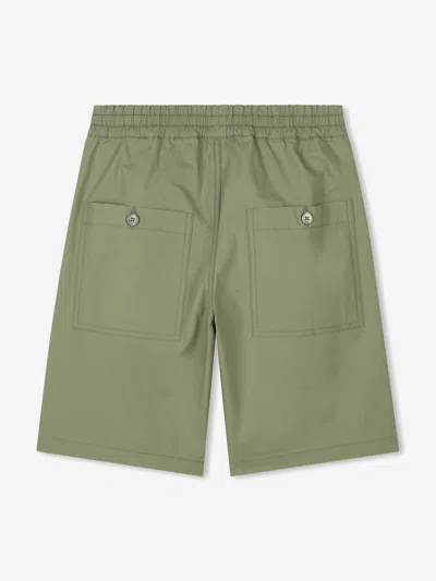 Givenchy Elasticated Bermuda Shorts In Green