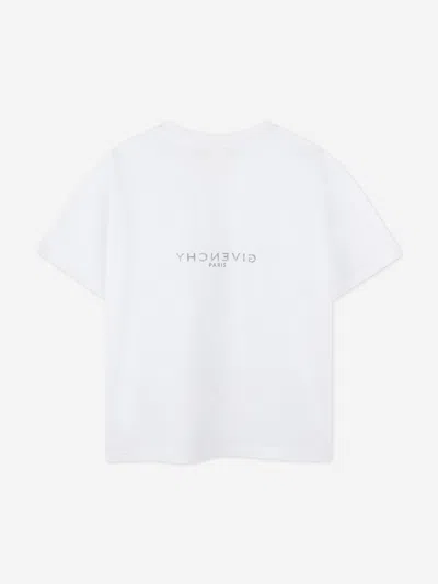 Givenchy Boys Logo Print T-shirt In White
