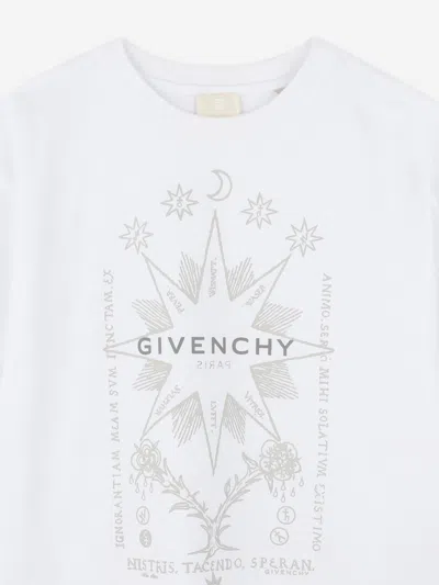 Givenchy Boys Logo Print T-shirt In White