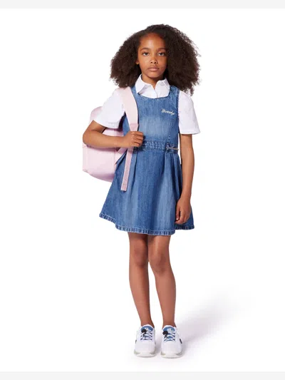 Givenchy Girls Sleeveless Denim Dress In Blue