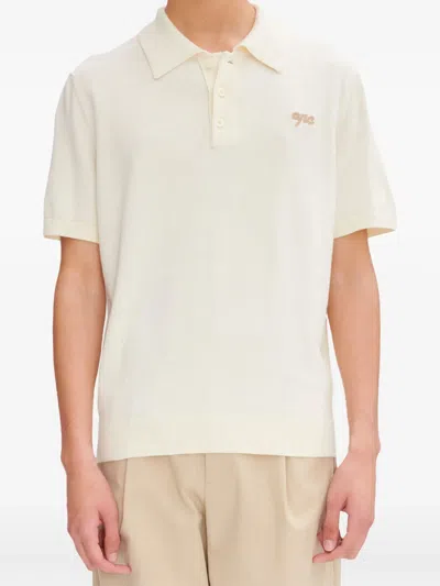 Apc Carter Polo Shirt In White