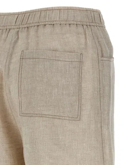 Brunello Cucinelli Trousers Wide Leg Elastic Waistband