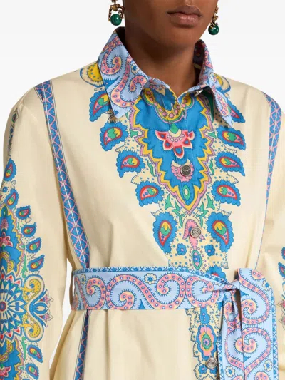 Etro Shirtdress With Paisley Print