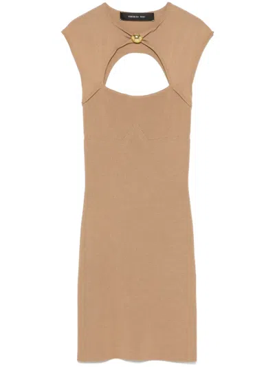 Federica Tosi Short Dress With Cut-out