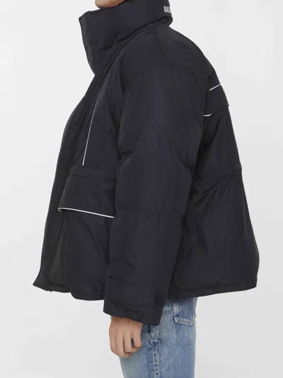 Balenciaga Men  Wrap Parka In Black