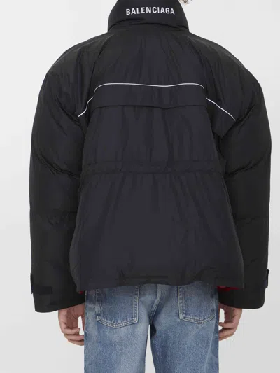 Balenciaga Men  Wrap Parka In Black