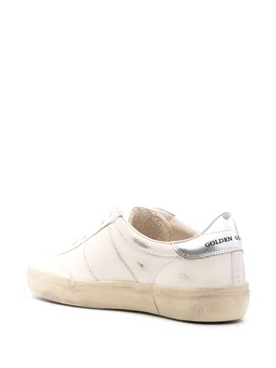 Golden Goose Soul Star Low-top Leather Sneakers With Used Effect