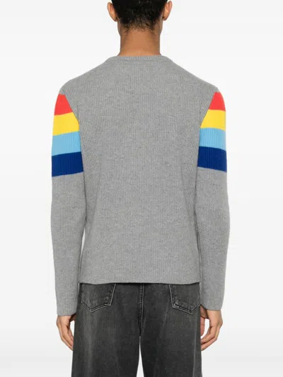 Loewe Striped Crew Neck Ribbed Sweater