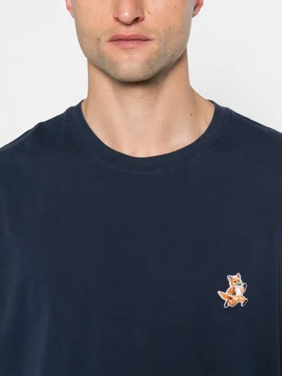 Maison Kitsuné T-shirt With Pocket And Baby Fox Patch
