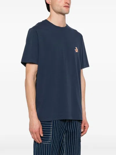 Maison Kitsuné T-shirt With Pocket And Baby Fox Patch