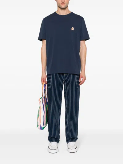 Maison Kitsuné T-shirt With Pocket And Baby Fox Patch